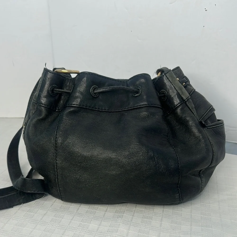 Vintage Juicy Couture, black, soft, leather bag
